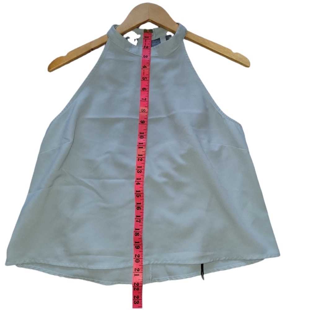 Pastel Blue Halter Blouse From Forever 21 - Picture 6 of 6